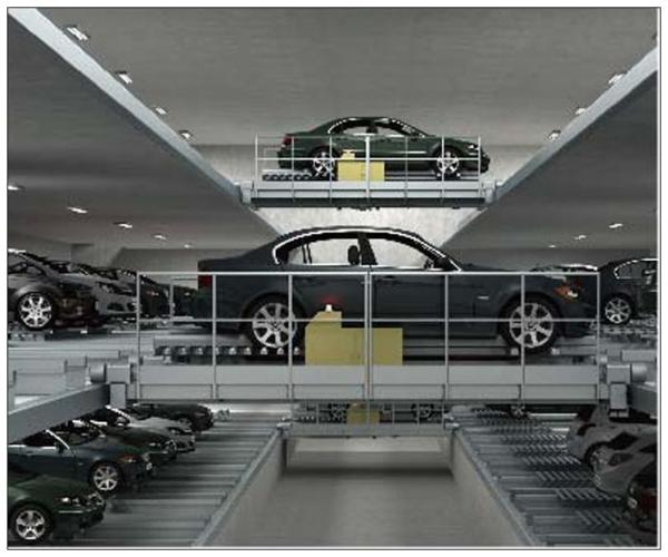 Quality Automatic Parking System Robtic Intelligent Car Stack Parking System for Large Parking Lot for sale