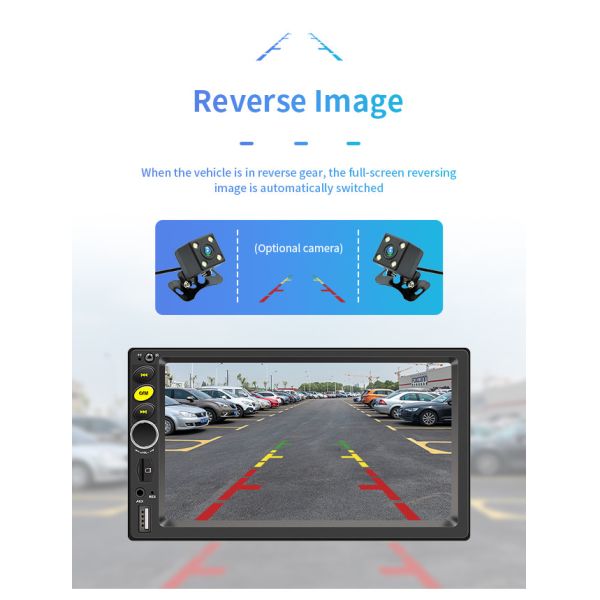 7 Inch F720C MP5 Car Mount Tablet Digital Radio