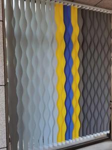 Buy cheap Vertical Ripple Blinds Fabric New Pattern Office Blinds anti uv product