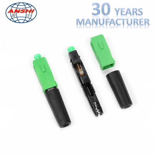 Quality Pre Embedded Quick Connector SC APC Fiber Optic Accessories for sale