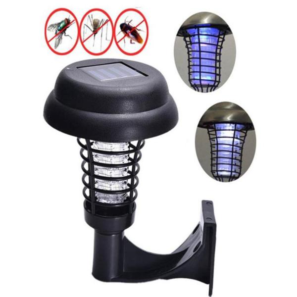 Quality Pathways Solar Powered LED Ground Lights Mosquito Insect Bug Zapper for sale