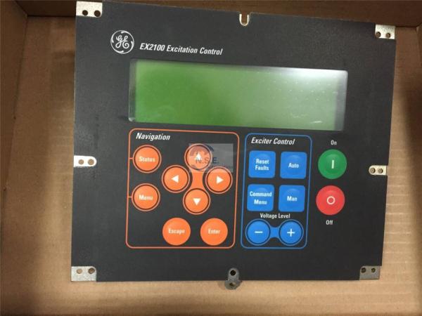 GE Fanuc excitation control interface panel IC752SPL013 operator interface