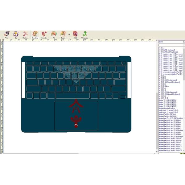 13.3" 14" 15.6" 17" Laptop Skin Cover Customized Removable Notebook Skin Waterproof Vinyl