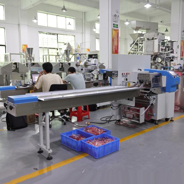 Pillow Type Automatic Horizontal Packing Machine Food Grade Scratch Proof