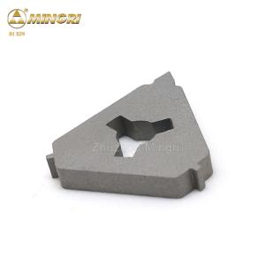 China Raw Material Hip Sintering Tungsten Carbide Cutting Tips Triangle For Clean Use In Groove on sale