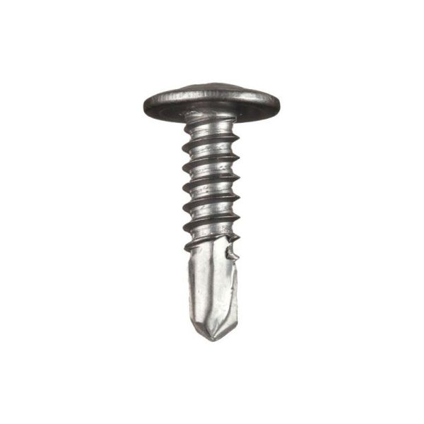 M4.2 X 3/4-Inch Galvanized Self Drilling Screws Wafer Head Phillips Cross Drive