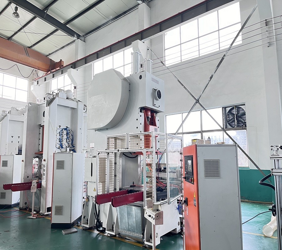 3 Cavities C Type Customized Design Aluminium Foil Container Making Machine 12000Pcs/hour