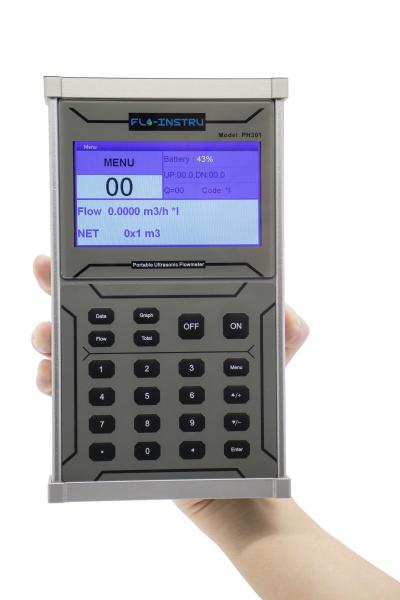 Quality Portable Ultrasonic Flow Meter for Single Medium Liquid for sale