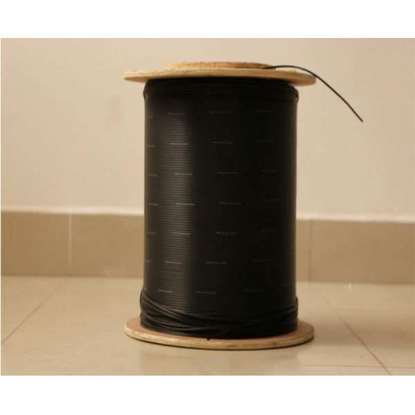 Mini Self-Supporting FTTH Fiber Optic Cable Bow Type , LSZH Fire-Retardant Jacket