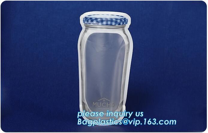 Round bottom polypropylene zip lock bag, CD bag, round reclosable bag, round reusable zip lock bag, round grip seal pack