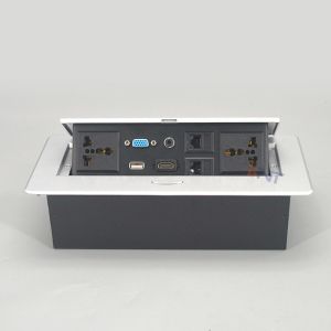 Buy cheap Pop Up Table Mount Hidden Desktop Power Socket Zinc Alloy product