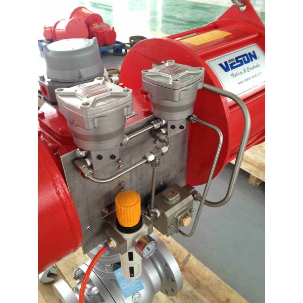 High Accuracy Emergency Shutdown Valve Quarter Turn Operation Close Valve In Less Than A Second