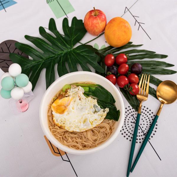 Quality Bagasse Pulp Biodegradable Bowls With Lids , Compostable Salad Containers Takeout for sale