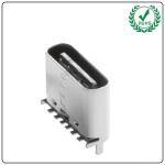 UJC-VP-3-SMT-TR USB 2.0 Type C Socket 6Pin SMD Vertical Through Hole SMT 6P