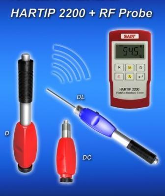 Leeb Portable Hardness Tester HARTIP2200 With R / F Probe for metals Dual Values