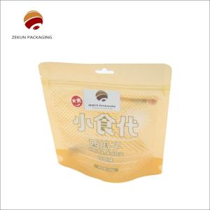 Custom Printed Plastic Packaging With Zipper Top And Moisture Resistance