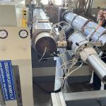 High Speed PE Double Wall Corrugated Pipe Machine Low Noise For Drainpipe