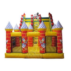 Buy cheap Giant Inflatable Slide With Bouncer For Toddlers / Adults 10x6x6m product