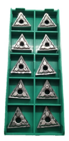 Triangle Carbide Inserts For Aluminum TNMG160404-TK Dimension Accurate