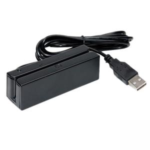 Buy cheap Bi Directional Black Manual Magnetic Card Reader Writer With USB RS232C PS2 Interface product