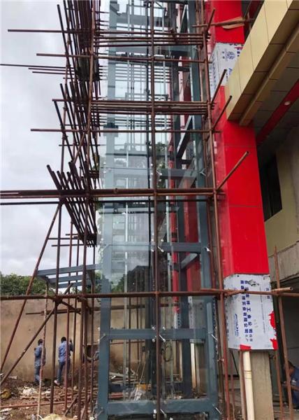 Quality H Section Q345 Elevator Shaft Light Steel Frame Construction for sale