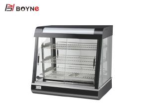 High Efficiency Cake Display Fridge / Electric Pastry Warmer Showcase
