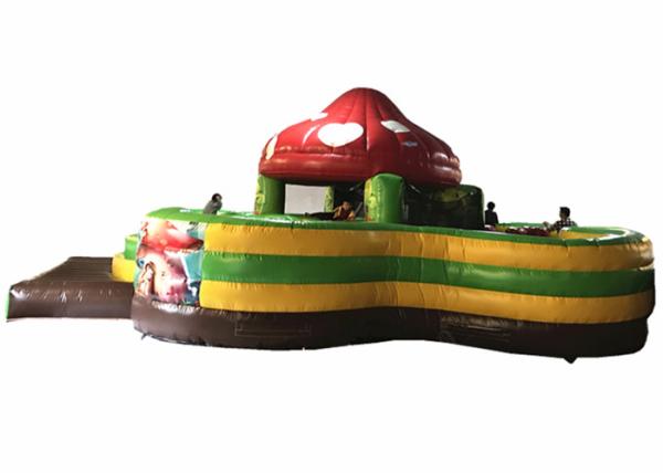 Quality Inflatable Mushroom Fun City Round Shape UV - Resistance NO Lead for sale