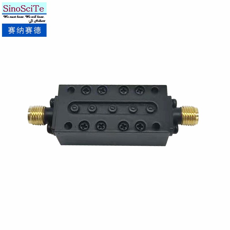 Black Color Microwave Ka Band Filter / RF Bandpass Filter Customized Design