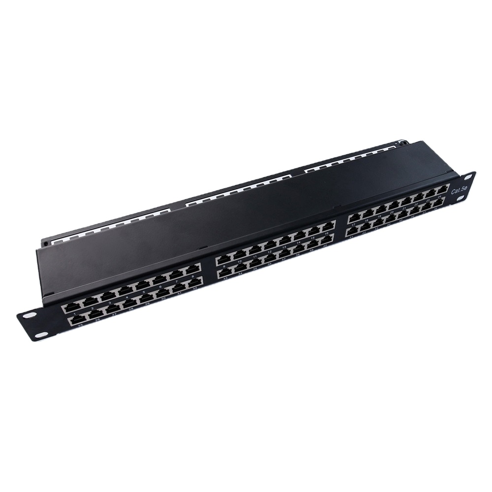 48 Port Networking Patch Panel for Cat5e/Cat6/Cat6a/Cat7 Modular and Networking System