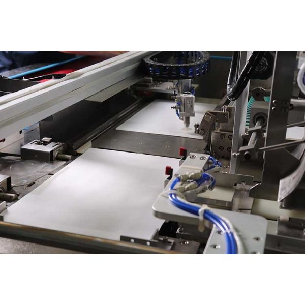 Medical 300mm Surgical Glove Packing Machine PLC Automatic Control