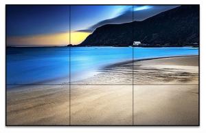 China High Definition LCD Wall Display Screen Safe Glass Sunlight Readable Waterproof on sale