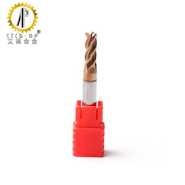 Quality 4 Flute Micro Grain Carbide CNC Router Bits HRC 55 for sale