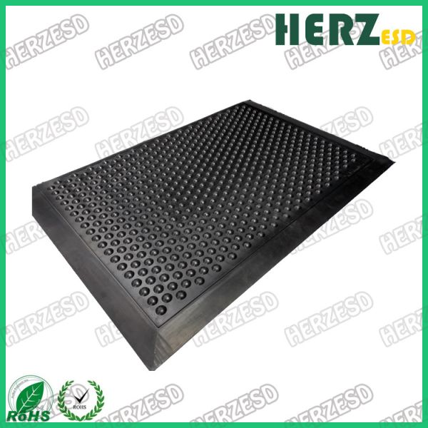 Weight 1.8 / 3kg ESD Rubber Mat / Anti Fatigue Floor Mats Surface Resistance 10e3-10e9 Ohm
