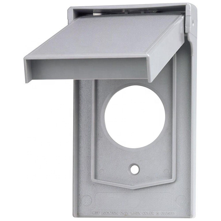 Custom Die Casting of Aluminum Weatherproof Electrical with Outdoor Outlet Box Cover