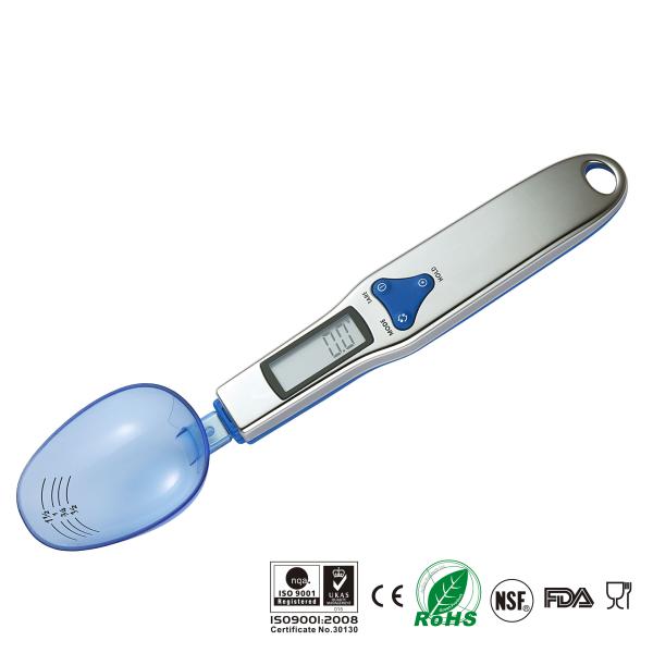 Quality Accurate Instant Read Digital Spoon Scale 230*50*26mm Small Dimension for sale