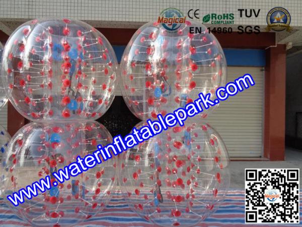 Quality Colorful PVC Tarpaulin Air Tight Inflatable Body Bumper Ball for sale