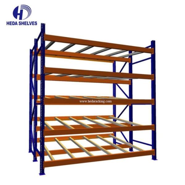 Quality Carton Flow Pallet Racking System  Auto Slides Smoothly for sale