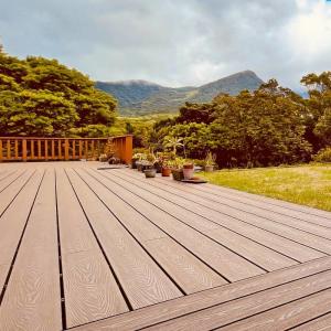 Buy cheap Sturdy WPC 3D Composite Decking Lightweight Hollow Profile With Squared Holes product
