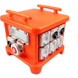 Buy cheap EN60439 4 Portable Power Distribution Unit , UV8 Resistance Spider Electrical Box product