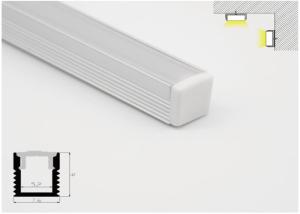China Anti Corrosion LED Extrusion Profiles Aluminium With High Light Transmittance 7.6*9mm on sale