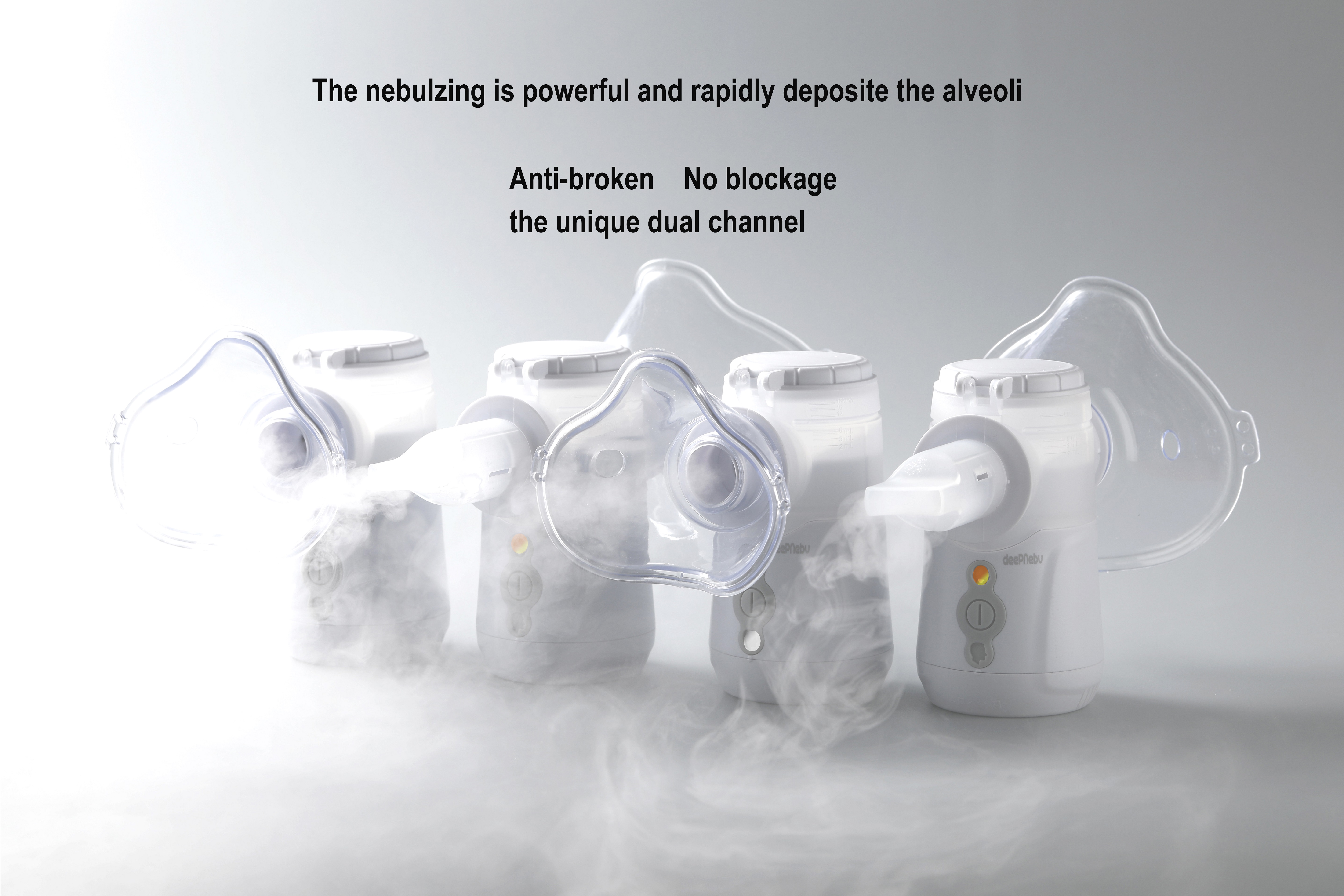 Respiratory Medical Mesh Nebulizer Machine MMAD 3.3μm Homecare For Kids