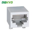 DGKYD111B002IWC4D single port RJ45 connector, 100Mbps, integrated filtering,