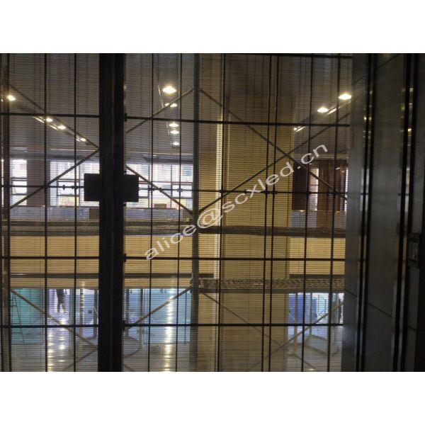 P6.25 Flexible RGB Transparent LED Screen High Resolution with 6 scaning driver