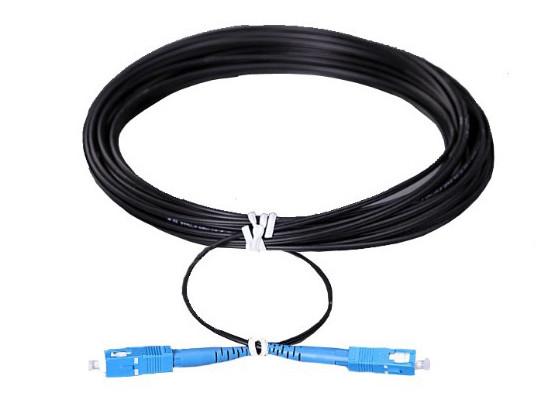 Quality Indoor FTTH / FTTX PVC LSZH Fiber Patch Cord with Drop Cable for sale