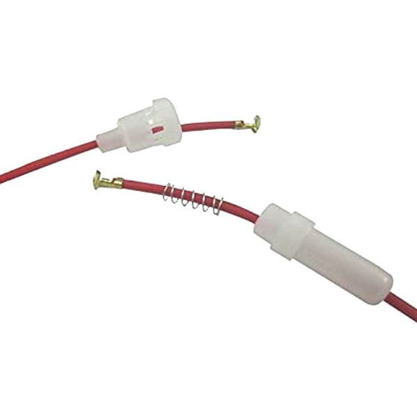 6x30 3AG 10 Amp 250V Inline Fuse Holder Bayonet Type PA66 White Fuse Block With Cable