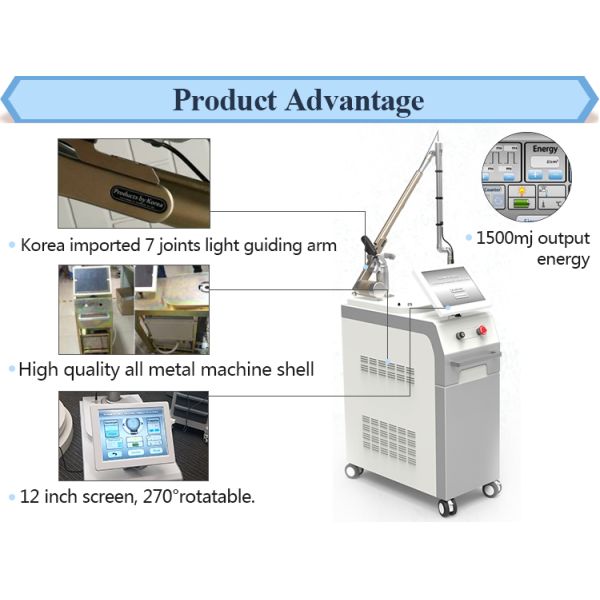 755, 650 1064nm q switched yag laser for hyperpigmentation nd yag laser system