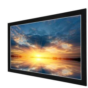 Buy cheap Acoustically Transparent Fabric Fixed Frame Projection Screen With Velvet Aluminum Frame product