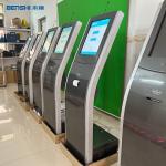 Wireless Queue Management Kiosk Touch Screen Bank Queue Ticket Dispenser