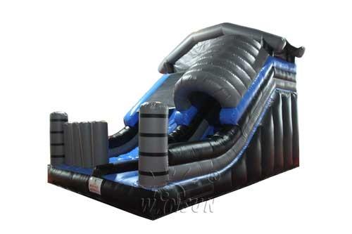 Quality Indoor Large Inflatable Slide Customized Single Slide 0.55mm PVC Material For Children for sale