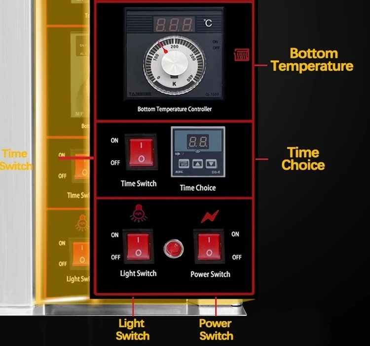 Multi-Functional Liquid Propane Gas LPG Baking Bakery Equipment Oven with High Burn Efficiency